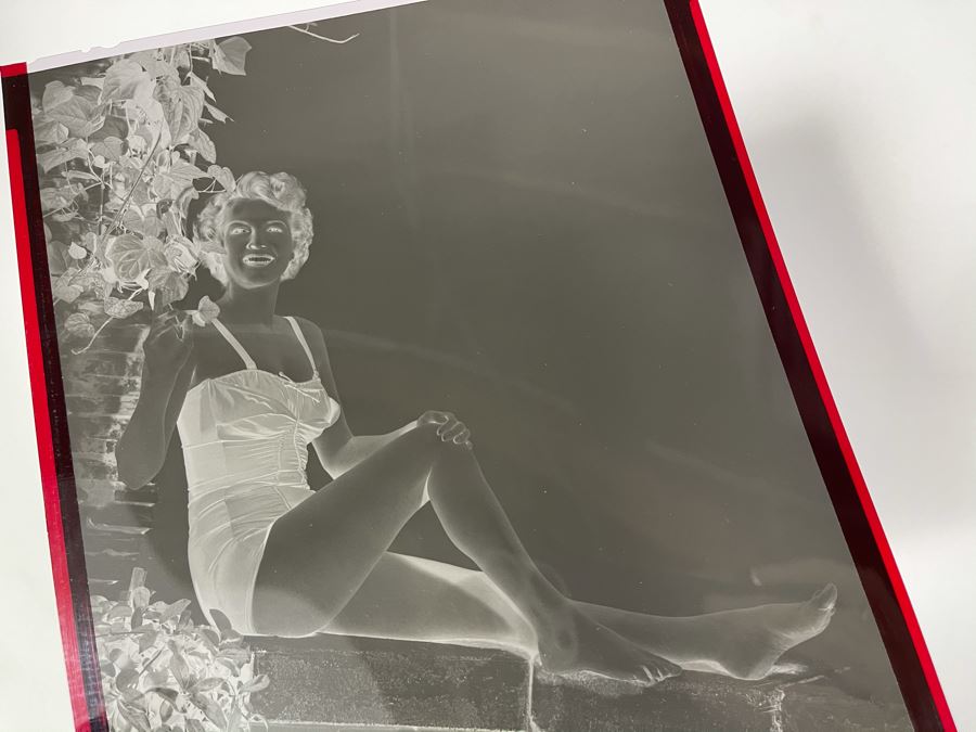 Actress Carole Mathews Old Hollywood B&W Photographs With Original Large Negative 8.5 X 11 [Photo 4]