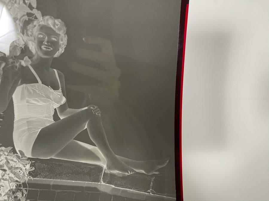 Actress Carole Mathews Old Hollywood B&W Photographs With Original Large Negative 8.5 X 11 [Photo 3]