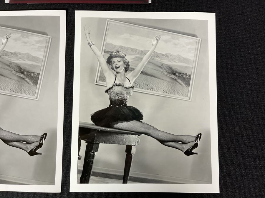 Actress Carole Mathews Old Hollywood B&W Photographs From Movie Set 'Meet Me At The Fair' With Original Large Negative 8.5 X 11 [Photo 2]
