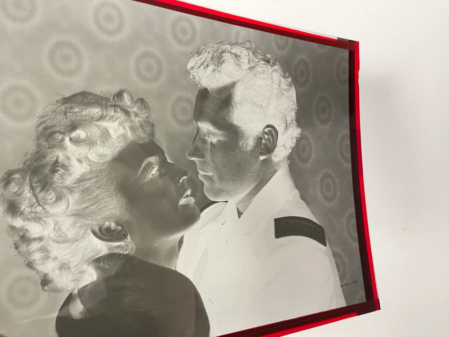 Actress Carole Mathews Old Hollywood B&W Photographs From Movie Scene With Original Large Negative 8.5 X 11 [Photo 3]