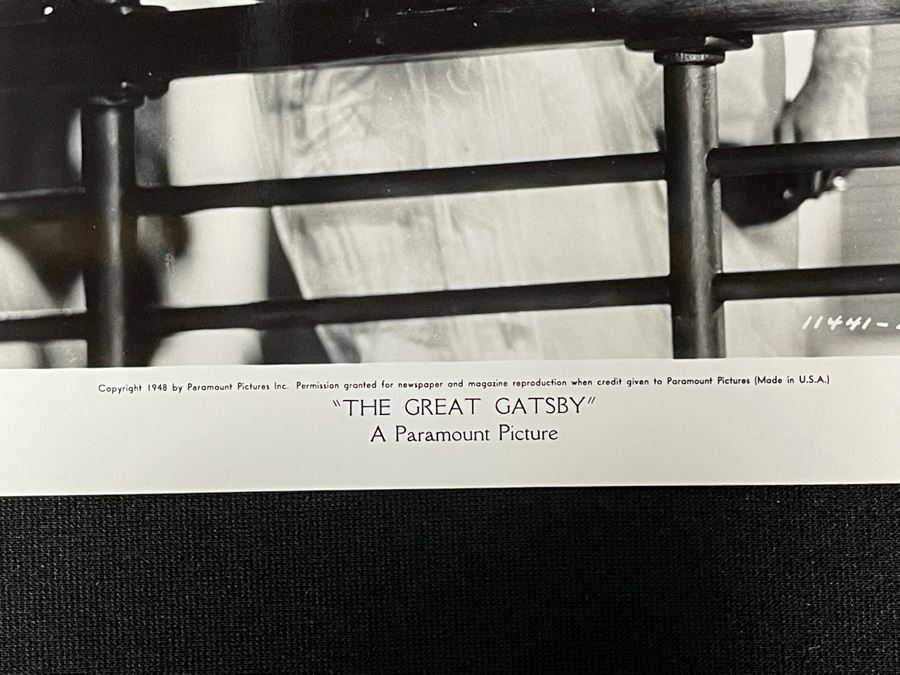 Actress Carole Mathews Old Hollywood B&W Photographs From 1948 Movie Scene 'The Great Gatsby' Paramount Picture With Original Large Negative 8.5 X 11 [Photo 3]