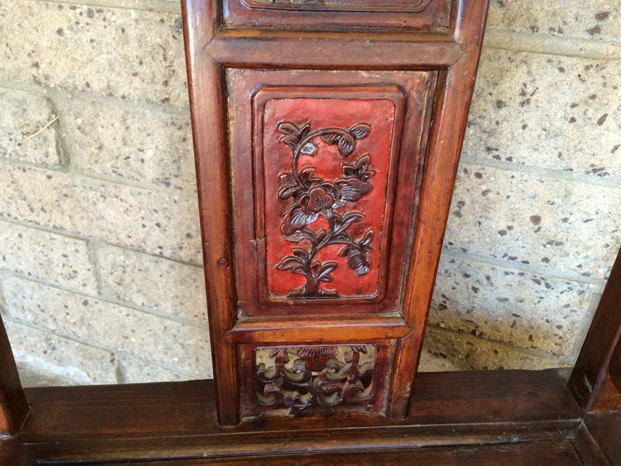 Vintage Chinese Chair with Drawer [Photo 16]