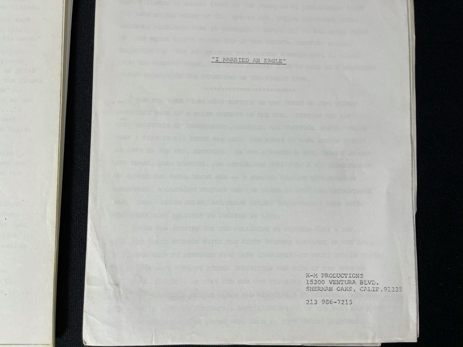 Various Original TV Movie Scripts Written By Actress Carole Mathews And Carol Kahl [Photo 8]