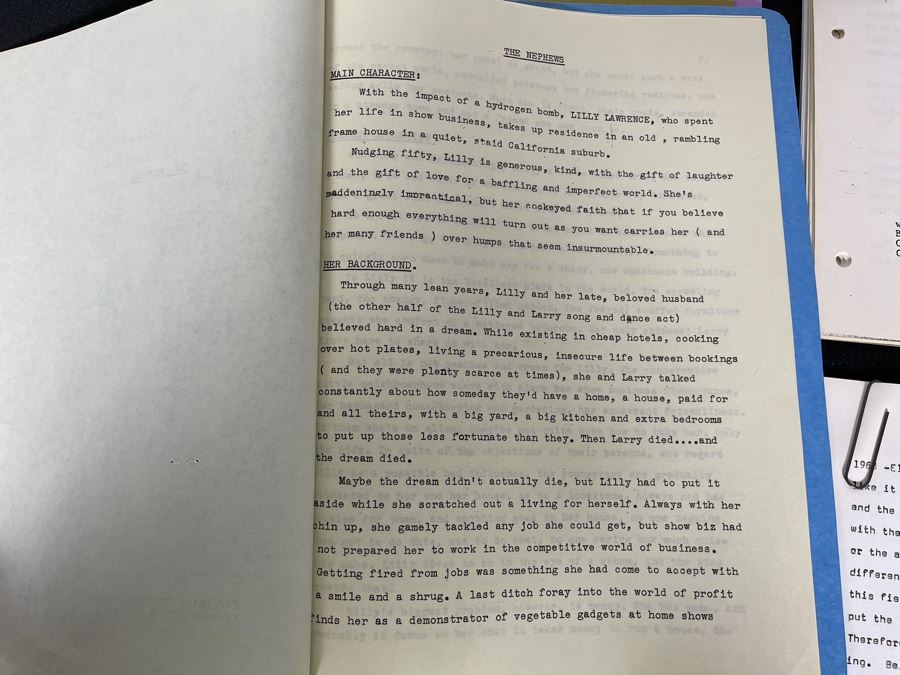 Various Original TV Movie Scripts Written By Actress Carole Mathews And Carol Kahl [Photo 17]