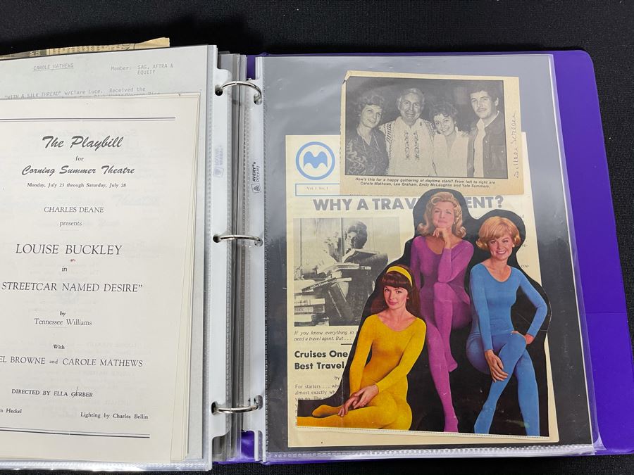 Actress Carole Mathews Old Hollywood Personal Scrapbook With Photos And Clippings #1 [Photo 18]