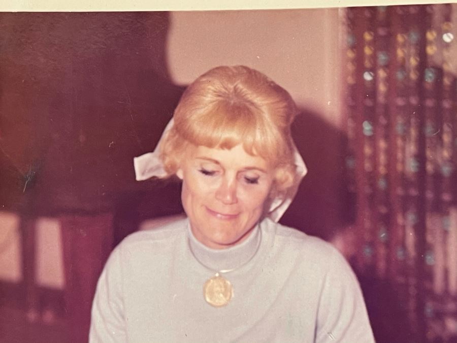 Vintage 1974 Mind-Blowing Photo Signed By Azure Dee Titled B.C. & Me Showing Azure Petting 310lb Sumatran Tiger 3.5 X 5 [Photo 5]