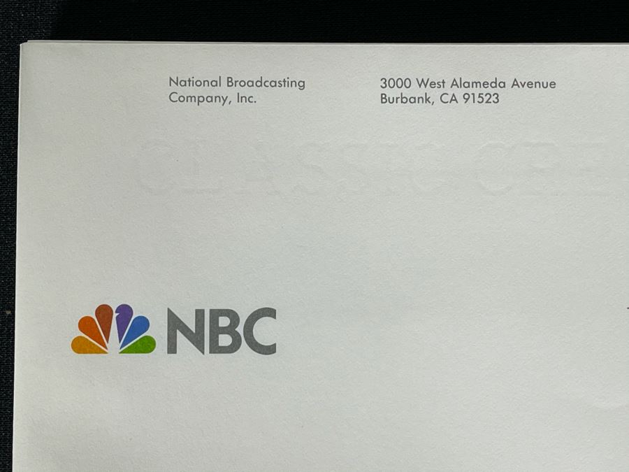 NBC TV Letterhead And Envelopes [Photo 4]