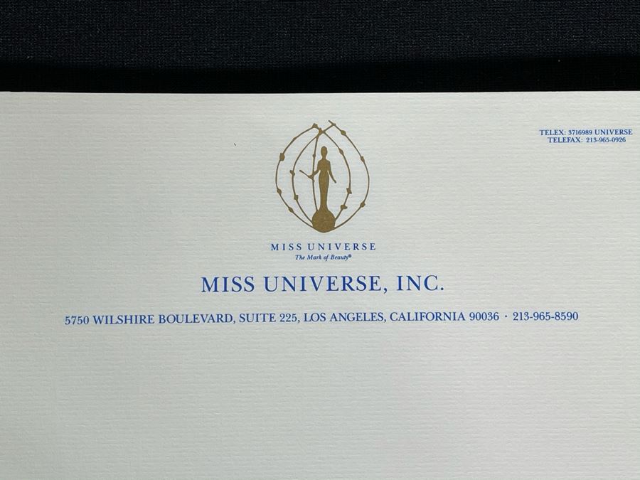 Miss Universe Letterhead [Photo 2]