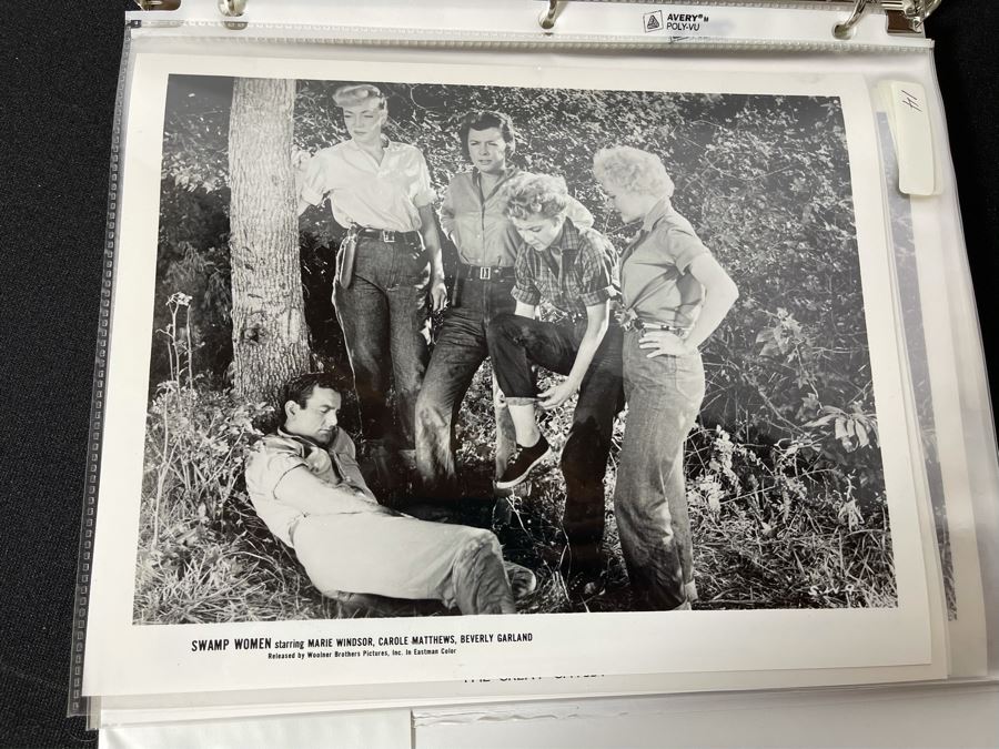 Actress Carole Mathews Old Hollywood Personal Filmography Scrapbook With Movie Scene & Set B&W Photos And Clippings Westerns - See Photos [Photo 21]