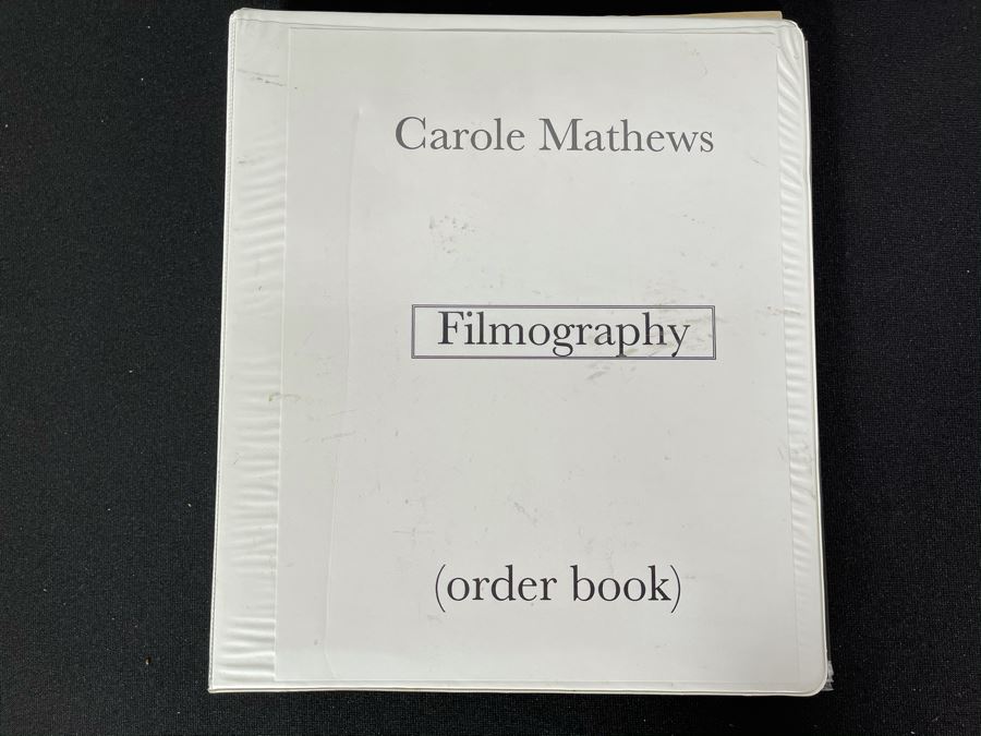 Actress Carole Mathews Old Hollywood Personal Filmography Scrapbook With Movie Scene & Set B&W Photos And Clippings Westerns - See Photos [Photo 2]