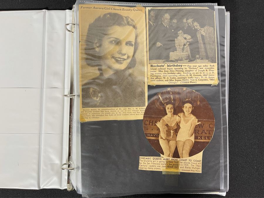 Actress Carole Mathews Old Hollywood Personal Filmography Scrapbook With Movie Scene & Set B&W Photos And Clippings - See Photos [Photo 2]