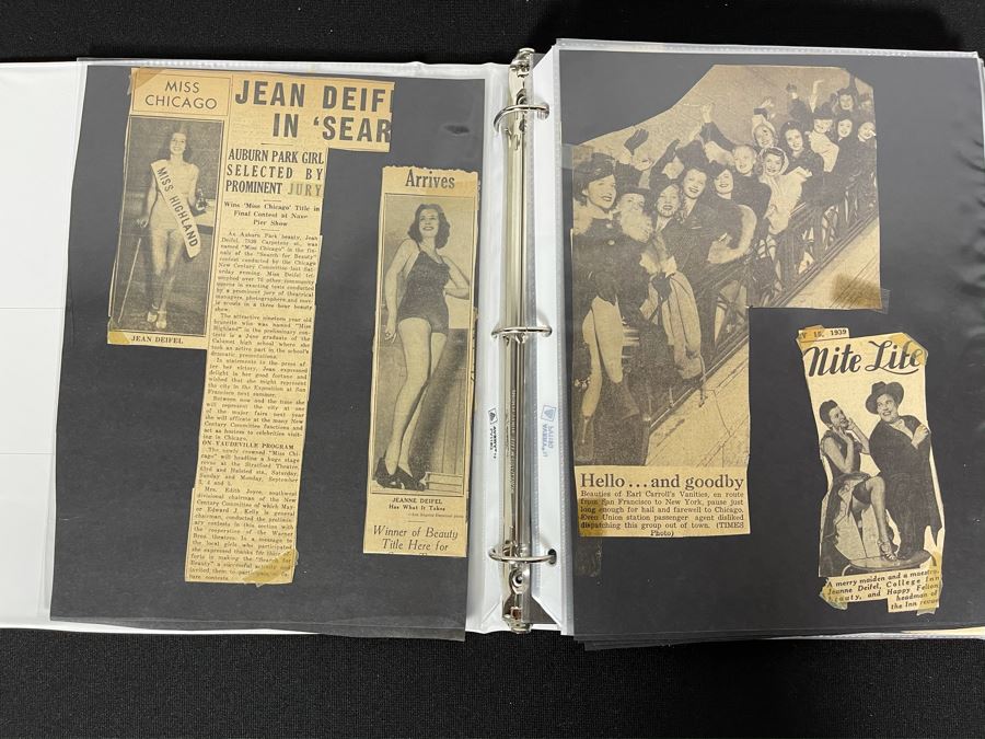 Actress Carole Mathews Old Hollywood Personal Filmography Scrapbook With Movie Scene & Set B&W Photos And Clippings - See Photos [Photo 3]