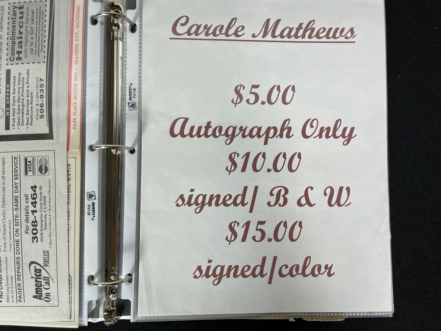 Actress Carole Mathews Old Hollywood Personal Filmography Scrapbook With Movie Scene & Set B&W Photos And Clippings - See Photos [Photo 19]