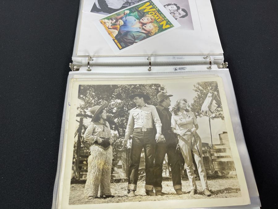 Actress Carole Mathews Old Hollywood Personal Filmography Scrapbook With Movie Scene & Set B&W Photos And Clippings Westerns - See Photos [Photo 30]