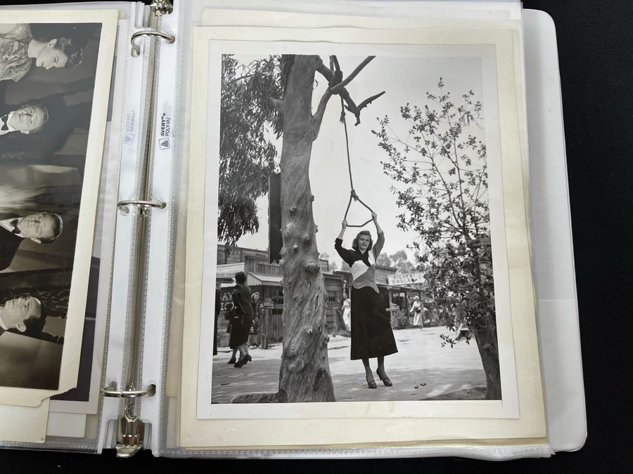 Actress Carole Mathews Old Hollywood Personal Filmography Scrapbook With Movie Scene & Set B&W Photos And Clippings Westerns - See Photos [Photo 15]