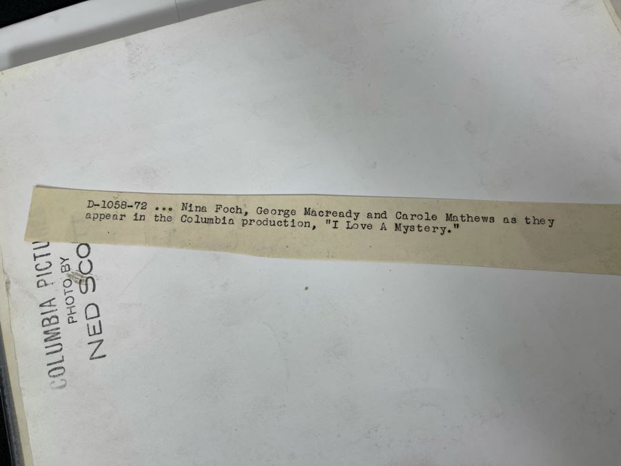 Actress Carole Mathews Old Hollywood Personal Filmography Scrapbook With Movie Scene & Set B&W Photos And Clippings Westerns - See Photos [Photo 28]