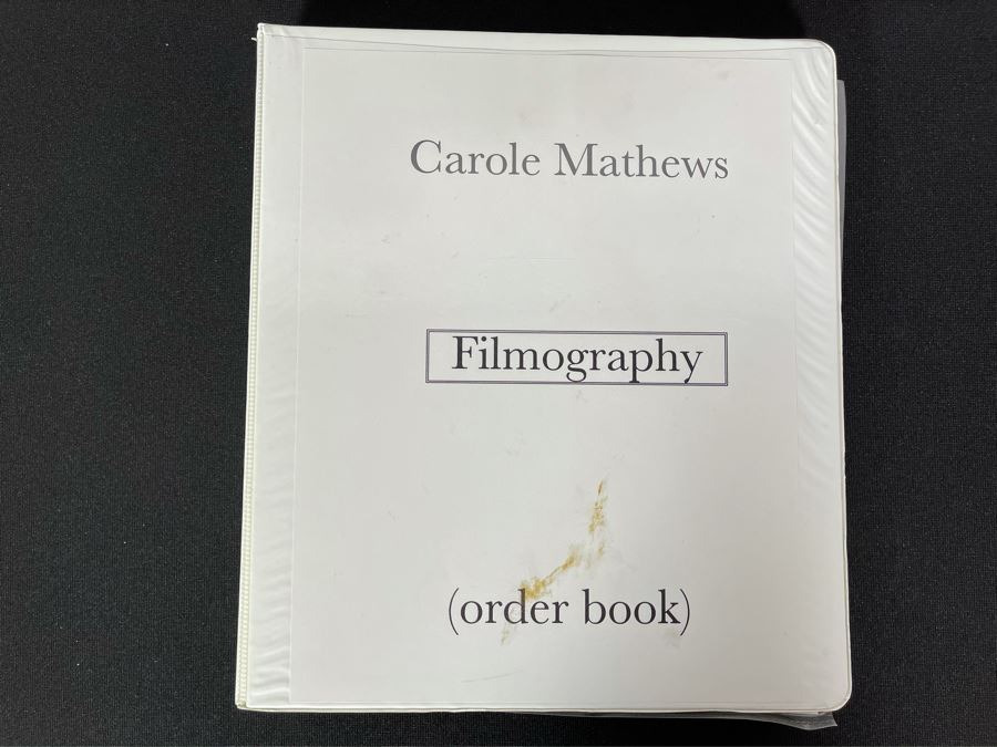 Actress Carole Mathews Old Hollywood Personal Filmography Scrapbook With Movie Scene & Set B&W Photos And Clippings Westerns - See Photos [Photo 2]