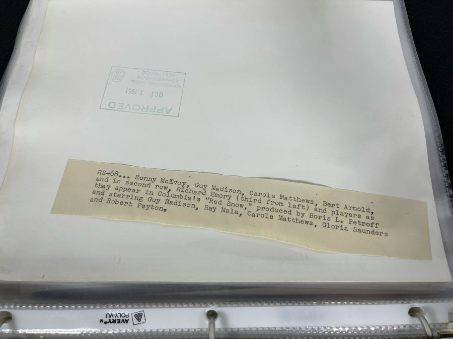 Actress Carole Mathews Old Hollywood Personal Filmography Scrapbook With Movie Scene & Set B&W Photos And Clippings Westerns - See Photos [Photo 58]