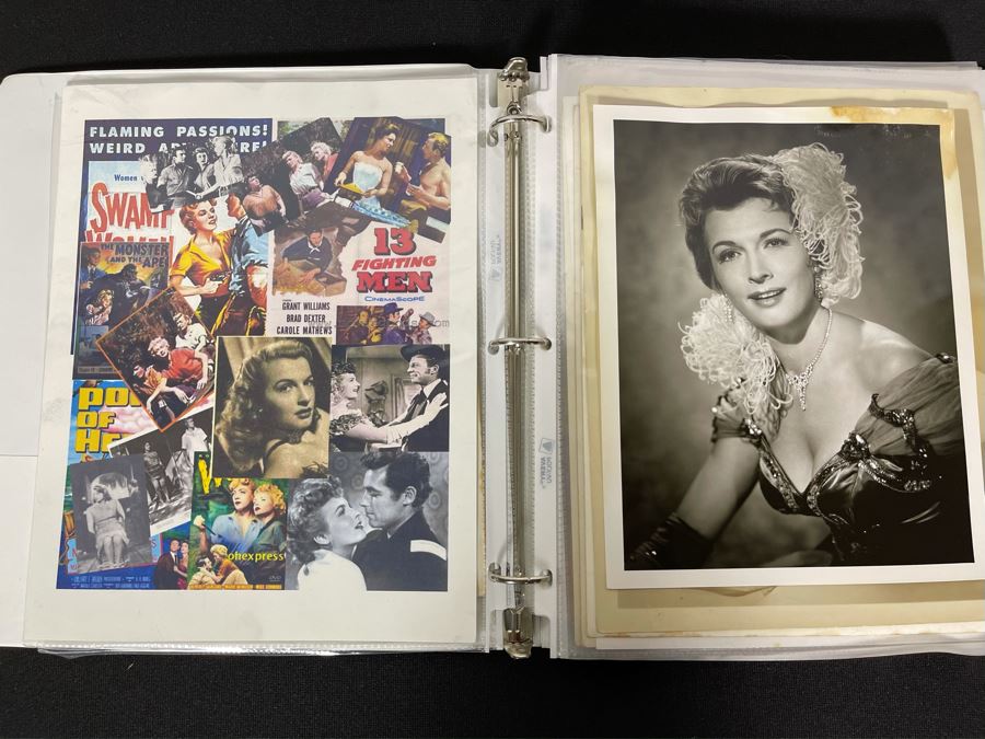 Actress Carole Mathews Old Hollywood Personal Filmography Scrapbook ...
