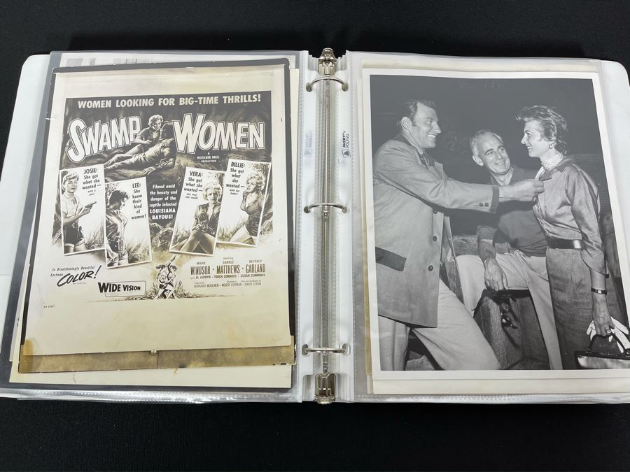Actress Carole Mathews Old Hollywood Personal Filmography Scrapbook With Movie Scene & Set B&W Photos And Clippings Westerns - See Photos [Photo 50]