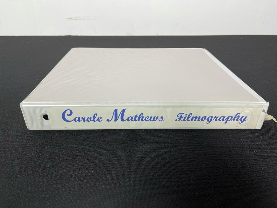 Actress Carole Mathews Old Hollywood Personal Filmography Scrapbook With Movie Scene & Set B&W Photos And Clippings Westerns - See Photos [Photo 2]