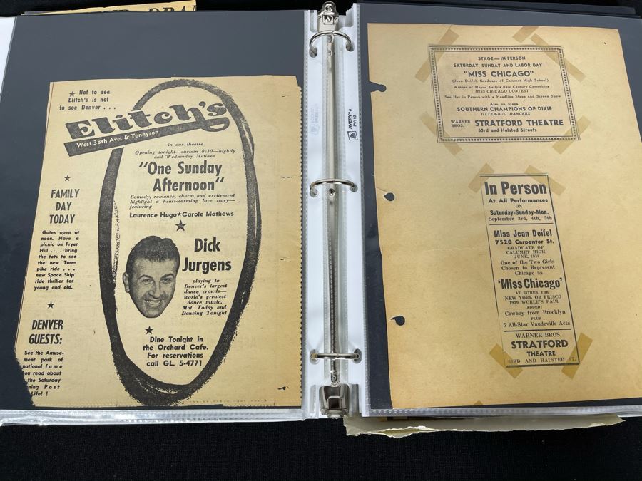 Actress Carole Mathews Old Hollywood Personal Filmography Scrapbook With Movie Scene & Set B&W Photos And Clippings Westerns - See Photos [Photo 10]