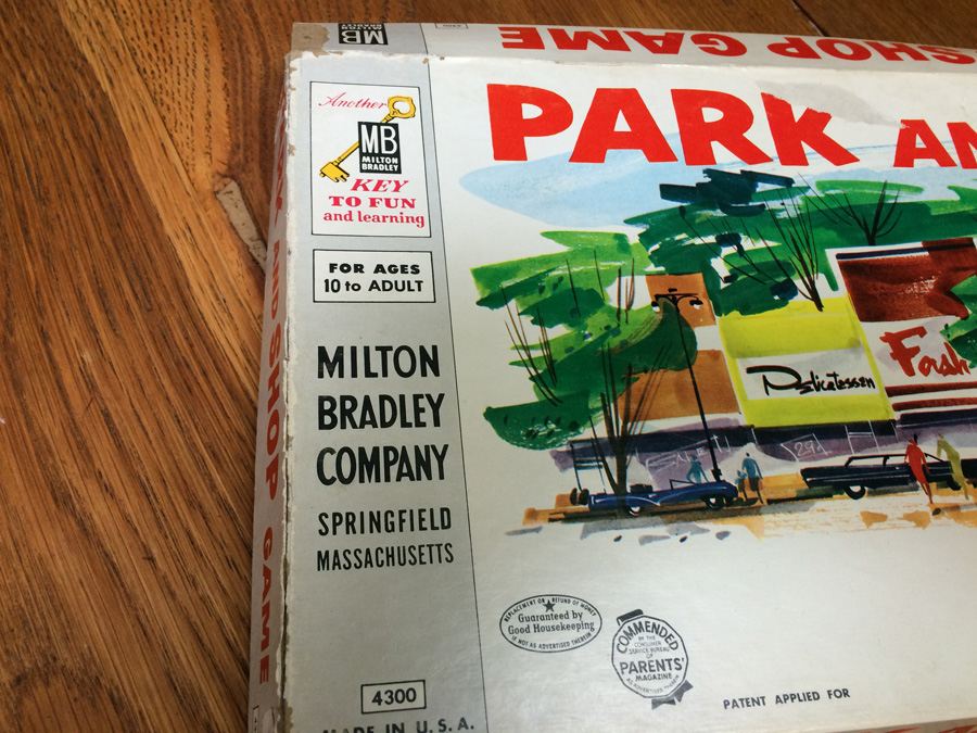 Vintage Park and Shop Board Game Milton Bradley Company [Photo 4]