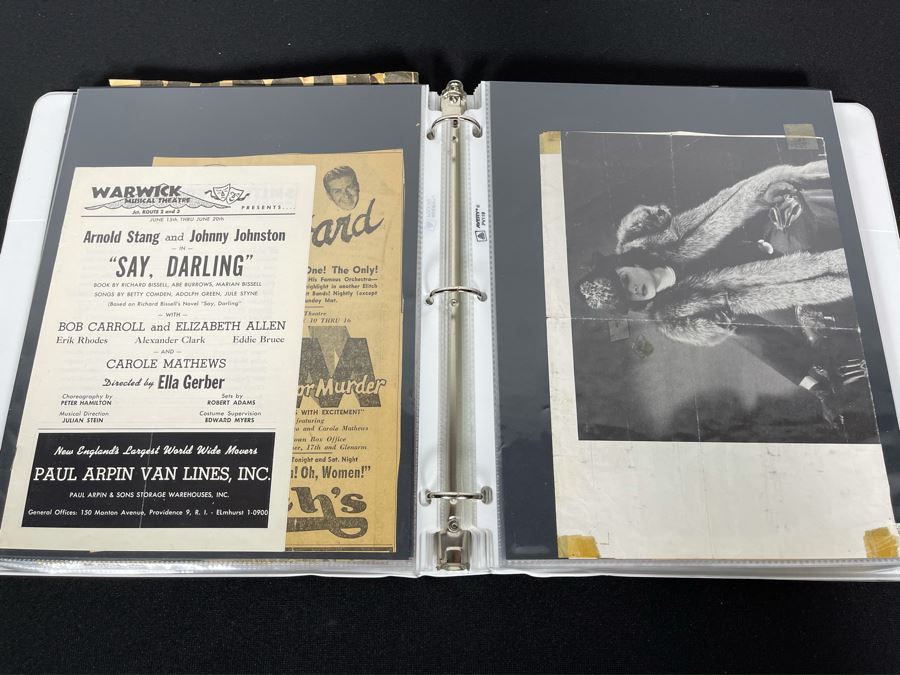 Actress Carole Mathews Old Hollywood Personal Filmography Scrapbook With Movie Scene & Set B&W Photos And Clippings - See Photos [Photo 14]