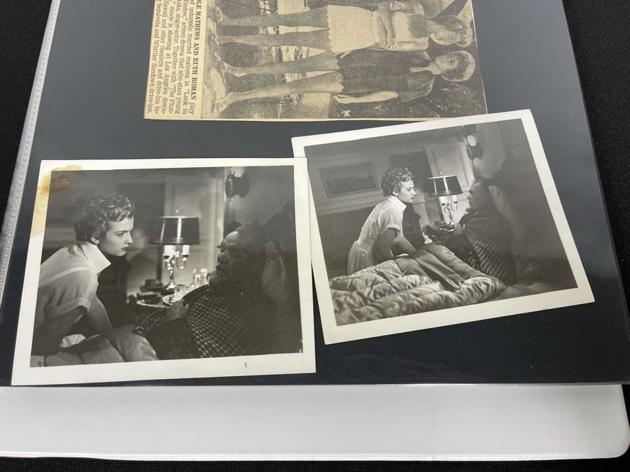 Actress Carole Mathews Old Hollywood Personal Filmography Scrapbook With Movie Scene & Set B&W Photos And Clippings - See Photos [Photo 11]
