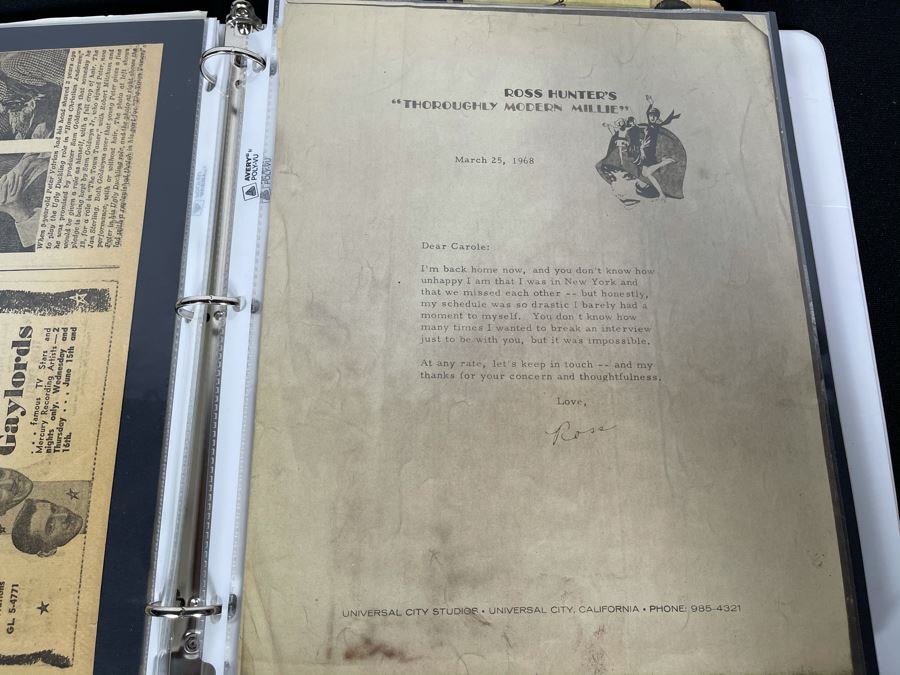 Actress Carole Mathews Old Hollywood Personal Filmography Scrapbook With Movie Scene & Set B&W Photos And Clippings - See Photos [Photo 7]