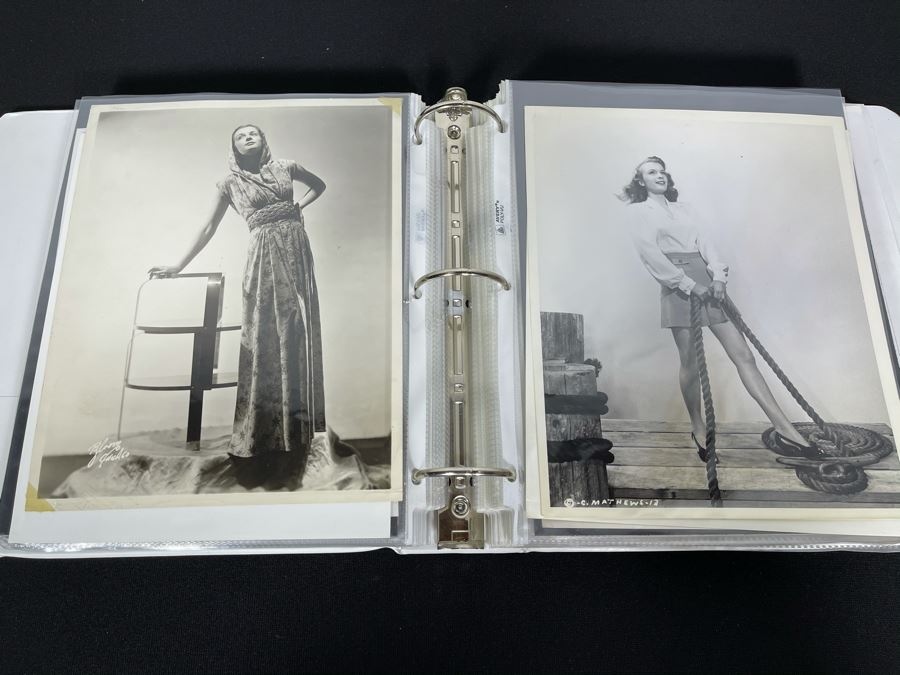 Actress Carole Mathews Old Hollywood Personal Filmography Scrapbook With Movie Scene & Set B&W Photos And Clippings Westerns - See Photos [Photo 22]