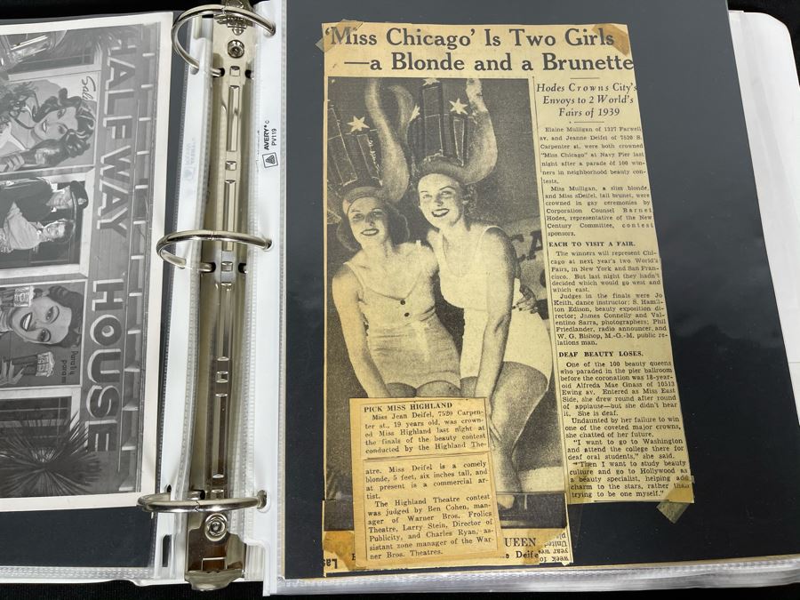 Actress Carole Mathews Old Hollywood Personal Filmography Scrapbook With Movie Scene & Set B&W Photos And Clippings Westerns - See Photos [Photo 8]