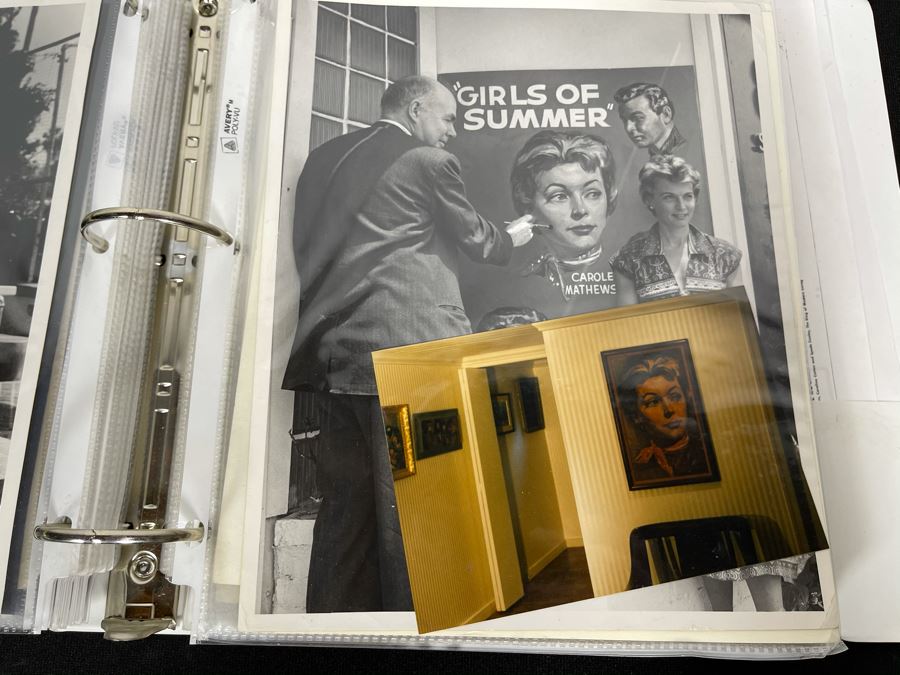 Actress Carole Mathews Old Hollywood Personal Filmography Scrapbook With Movie Scene & Set B&W Photos And Clippings Westerns - See Photos [Photo 25]