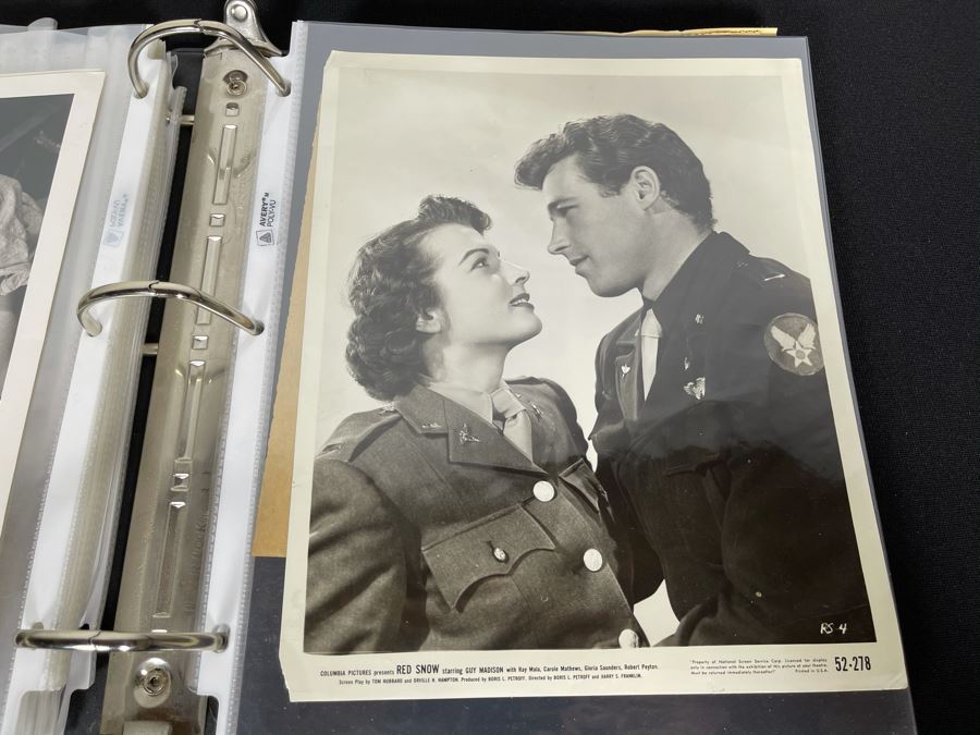 Actress Carole Mathews Old Hollywood Personal Filmography Scrapbook With Movie Scene & Set B&W Photos And Clippings Westerns - See Photos [Photo 32]