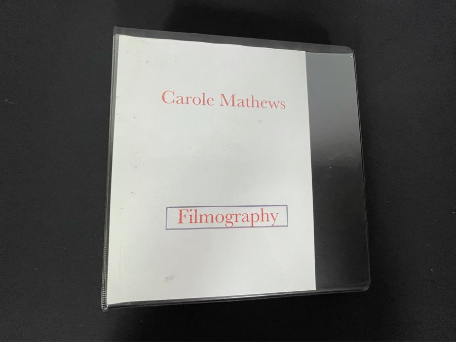 Actress Carole Mathews Old Hollywood Personal Filmography Scrapbook With Movie Scene & Set B&W Photos And Clippings Westerns - See Photos [Photo 3]