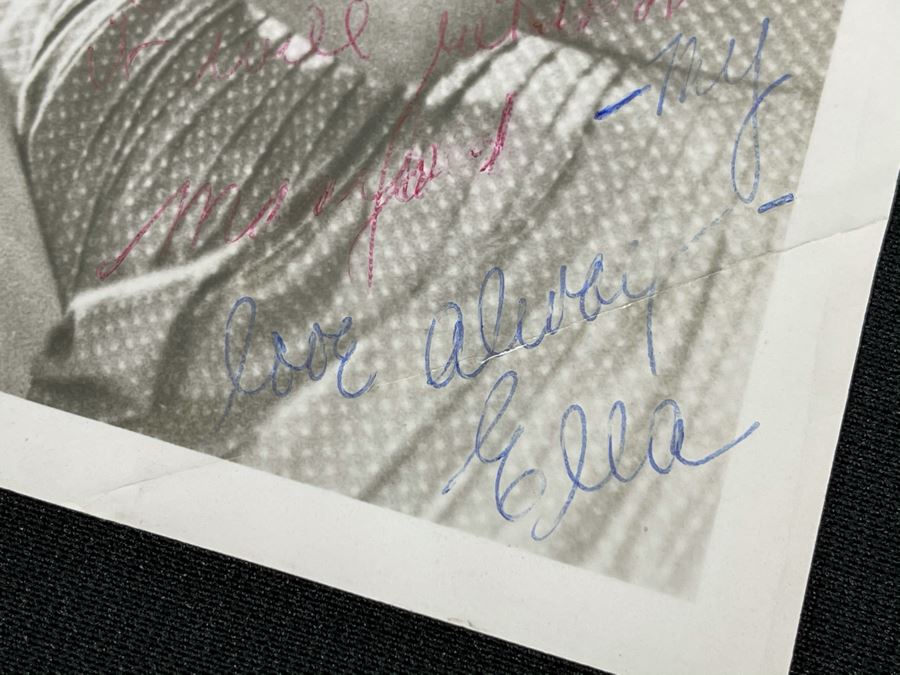 Signed B&W Photograph From Actress Ella 8.5 X 11 [Photo 5]