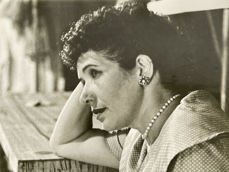 Signed B&W Photograph From Actress Ella 8.5 X 11 [Photo 2]