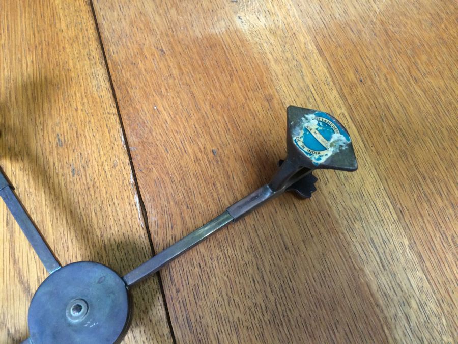 Hand Painted Japanese Bowl with Adjustable Copper Stand [Photo 15]