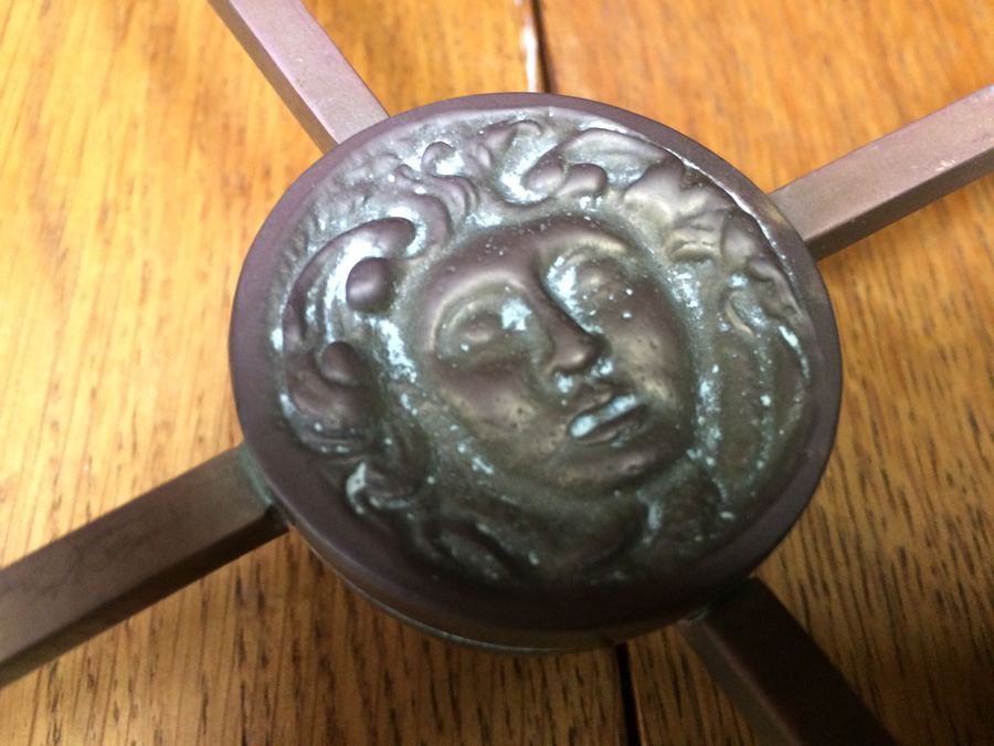 Hand Painted Japanese Bowl with Adjustable Copper Stand [Photo 13]