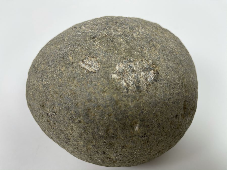 Old Native Round Metate Mealing Stone 6W X 4H [Photo 10]