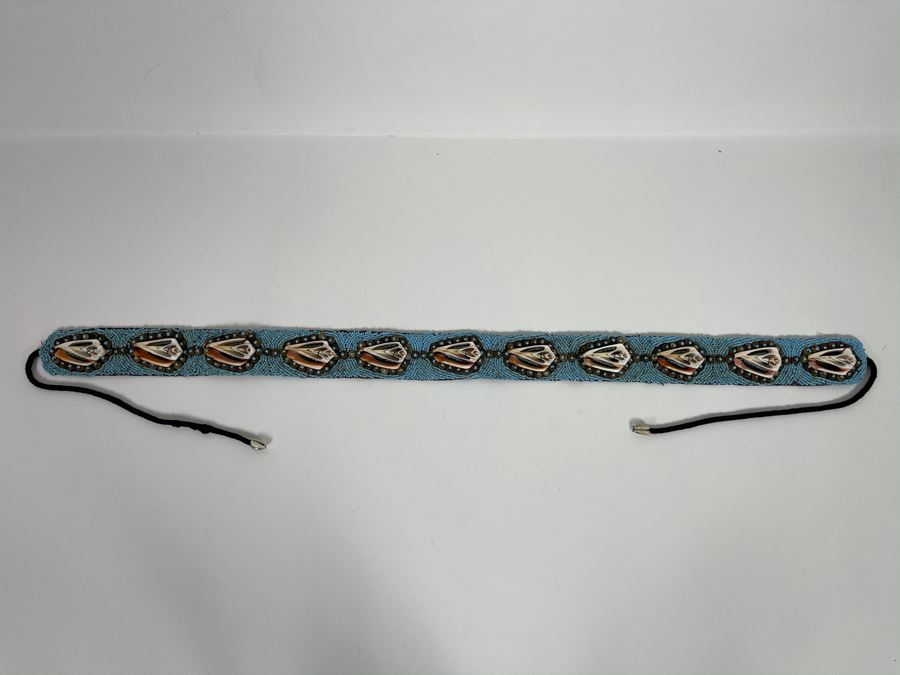 Hand Beaded Belt With Shells 30L Retails $149 [Photo 8]