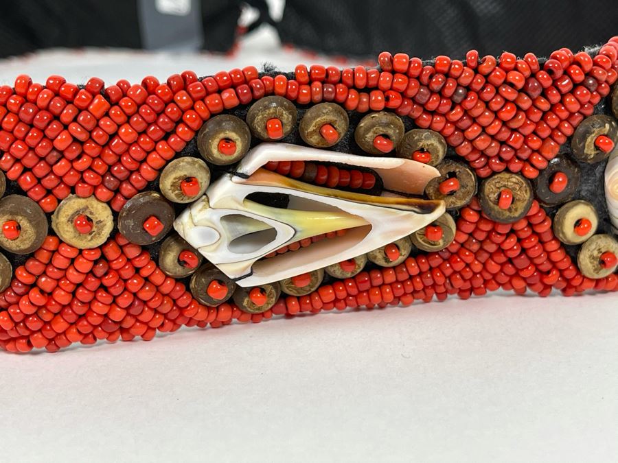 Hand Beaded Belt With Shells 30L Retails $149 [Photo 4]
