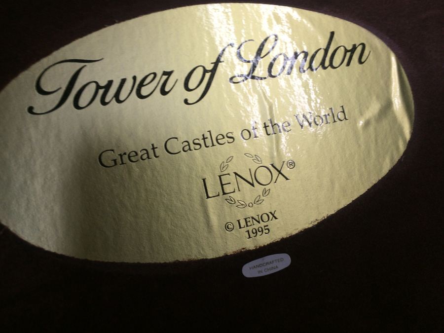 Tower of London Great Castles of the World LENOX 1995 [Photo 7]