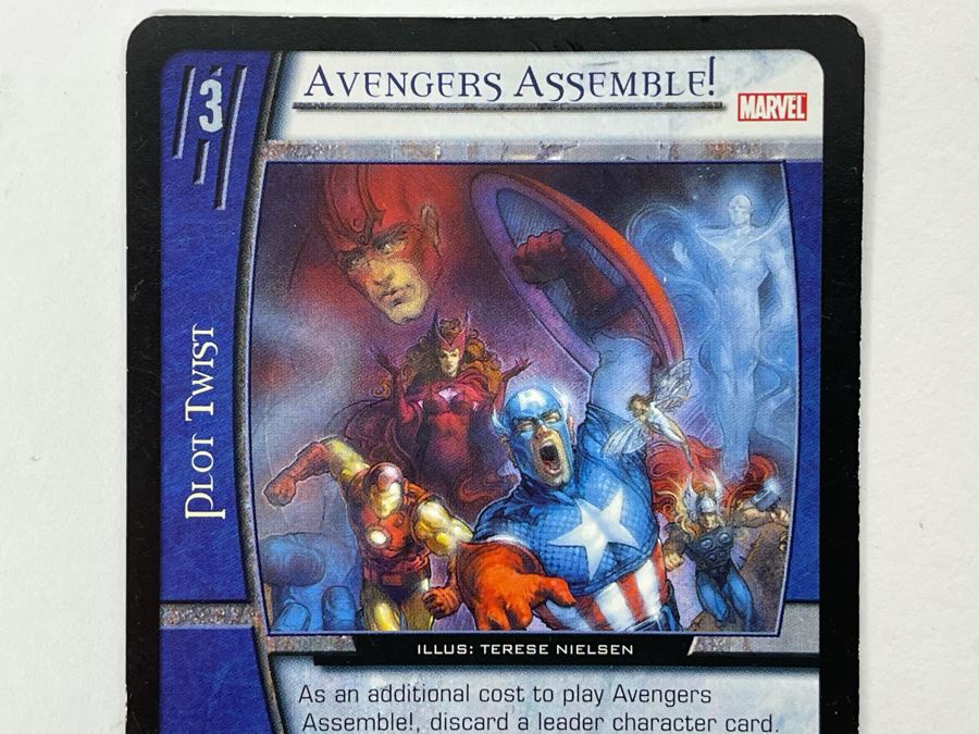 Terese Nielsen Signed Marvel Avengers Assemble! Trading Card Game #3 Upper Deck [Photo 2]