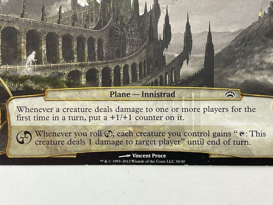 Vincent Proce Signed Magic: The Gathering 'Artist Proof' Stensia Card (Blank Back) Card Number 74 [Photo 3]