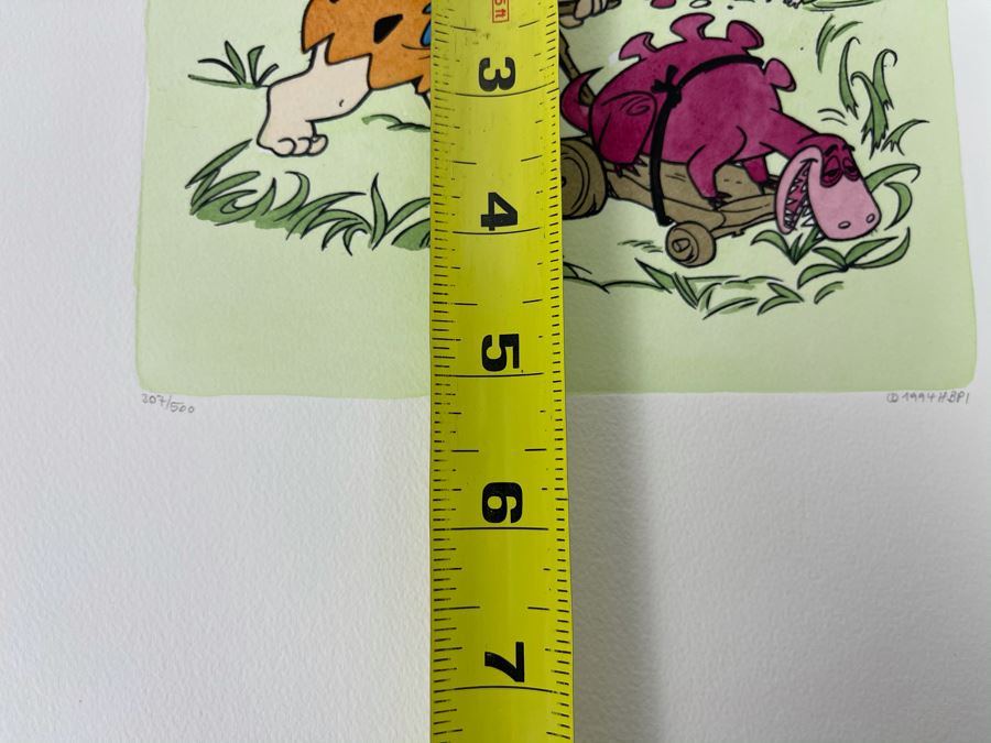 Limited Edition The Flintstones Lithograph From Vintage TV Commercial Possibly The Flintstones Vitamins Commercial Hanna Barbera 6 X 5 [Photo 13]