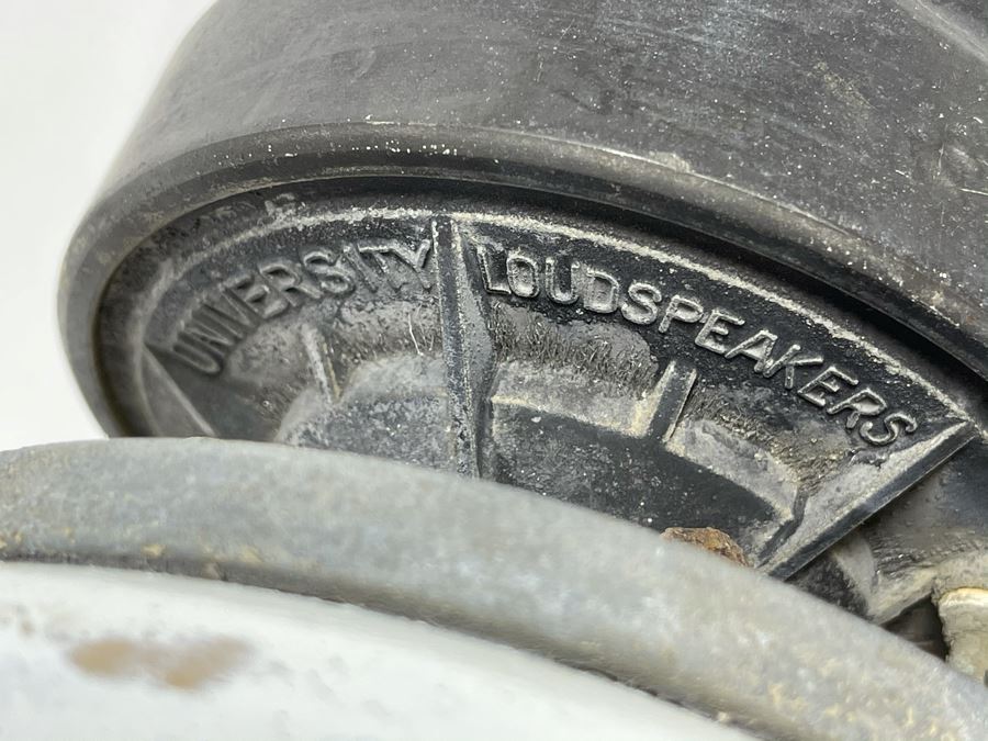 Vintage American Civil Defense Loudspeaker Alarm Warning Speaker By University Loudspeakers SAHF 15.5R W X 17L [Photo 16]