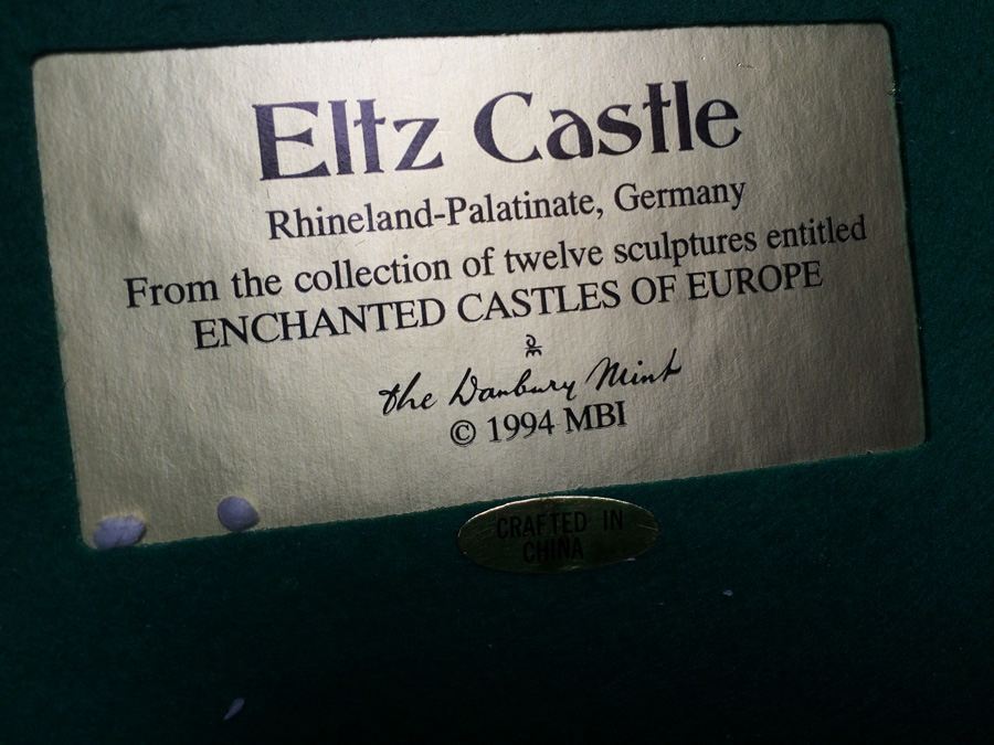 Eltz Castle Rhineland-Palatinate, Germany Danbury Mint 1994 [Photo 8]