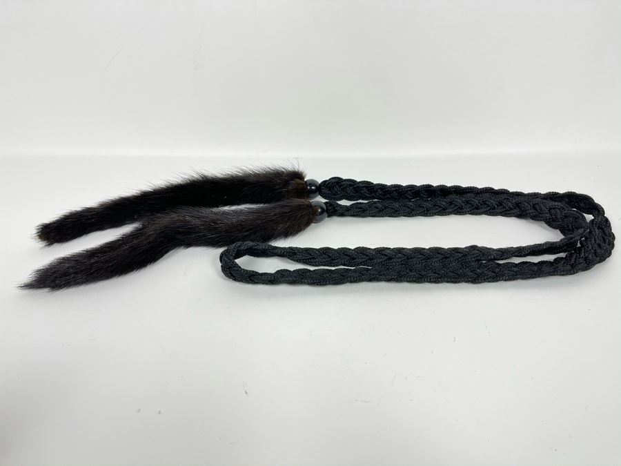 Fur-Tipped Braided Belt 48'L [Photo 6]