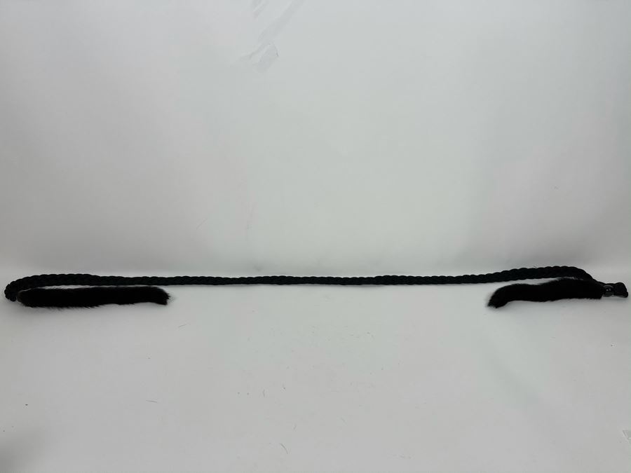 Fur-Tipped Braided Belt 48'L [Photo 7]
